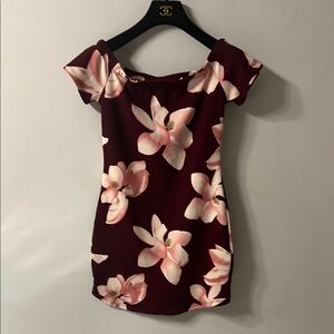 Floral Off-Shoulder Dress